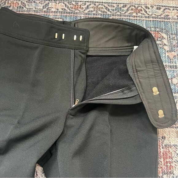 Vintage Schoeller of Switzerland Black Straight Slim Leg Stirrup Ski Snow Pants - Picture 10 of 11